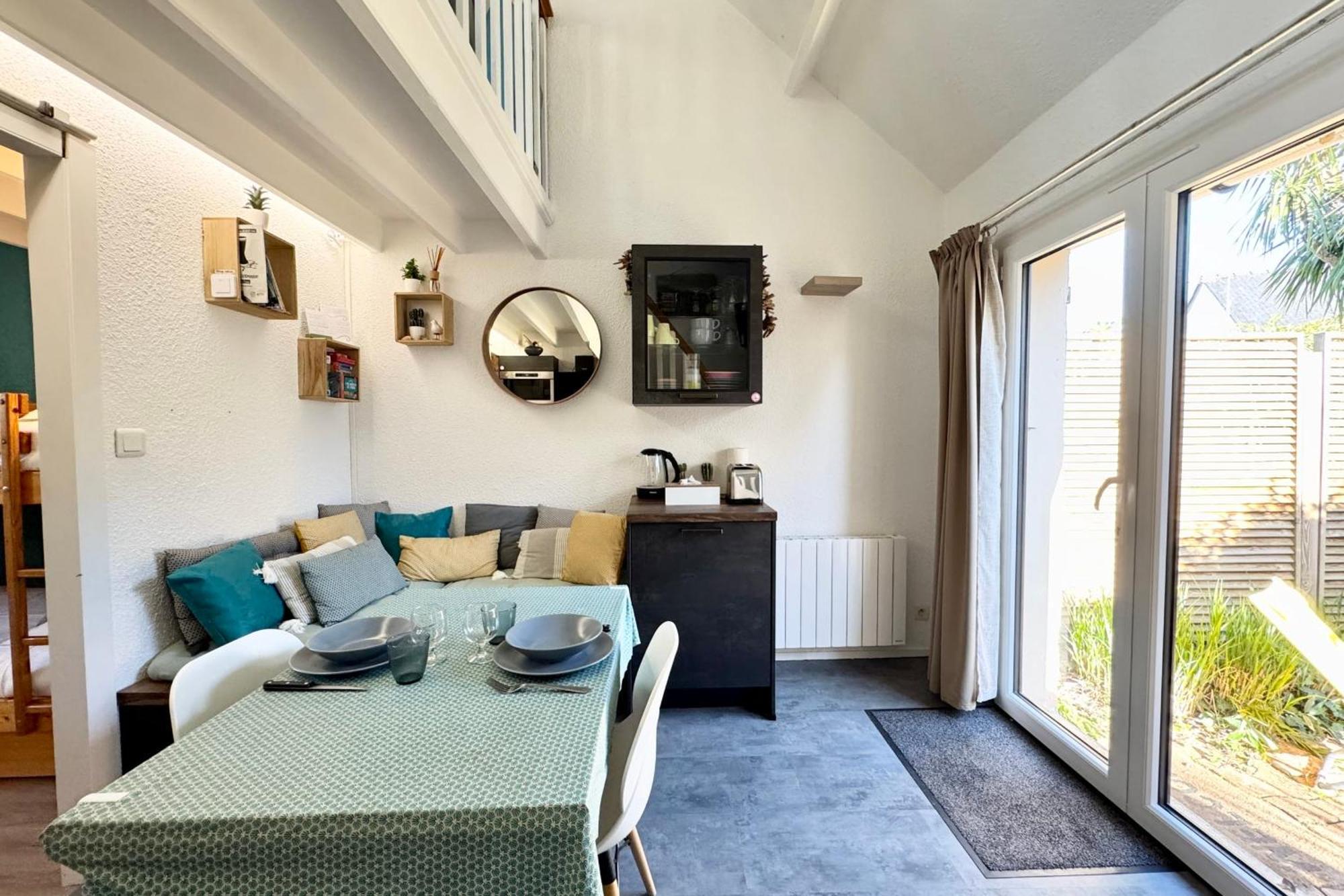Maisonnette De Charme Bord De Mer Piscine Guidel Luaran gambar